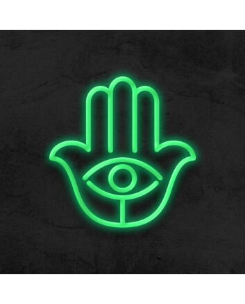Hamsa Neon Sign