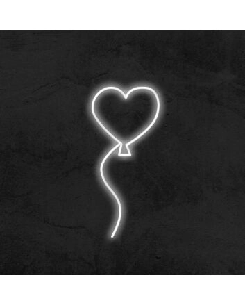 Heart Balloon Neon Sign