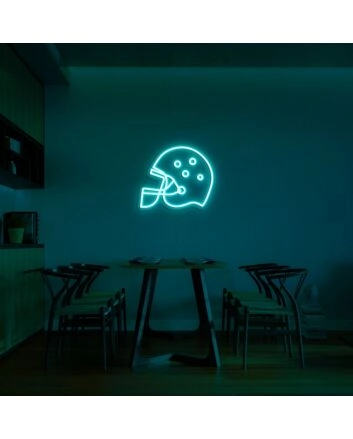 Helmet Neon Sign