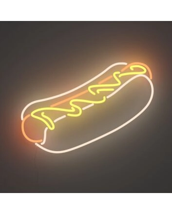 Hot Dog Neon Sign