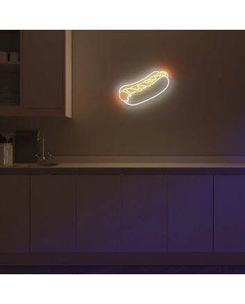 Hot Dog Neon Sign
