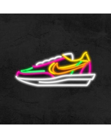 LD Waffle Sacai Pink Neon Sign