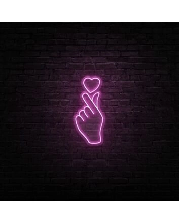 Love At Your Fingertips Neon Sign