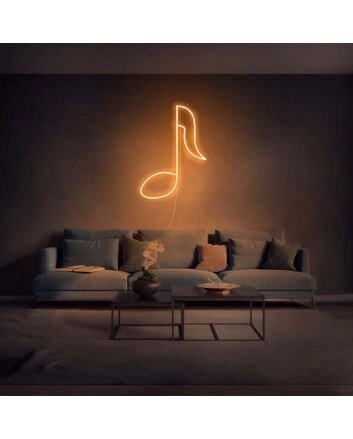 Music Note Neon Sign