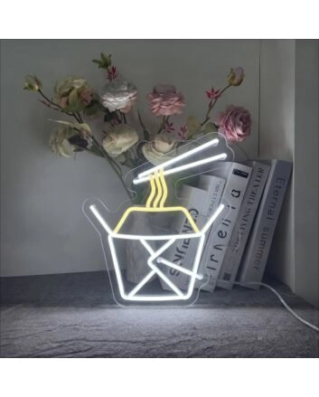 Noodle Box Neon Sign