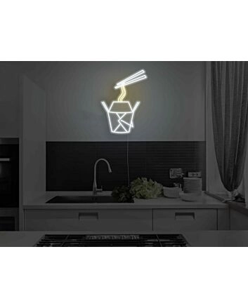 Noodle Box Neon Sign
