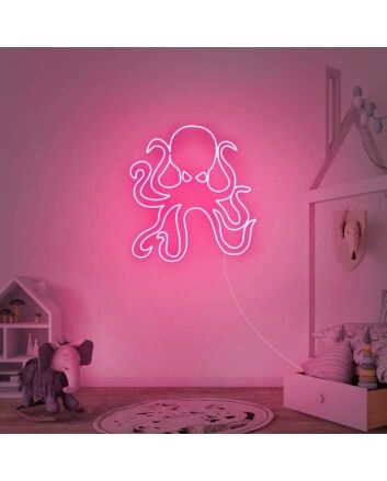 Octopus Neon Sign