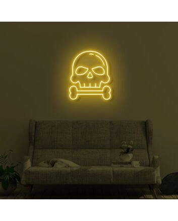 Skull LED Sign