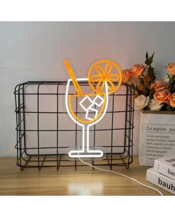 Orange Juice Neon Sign