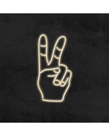 Peace Neon Sign