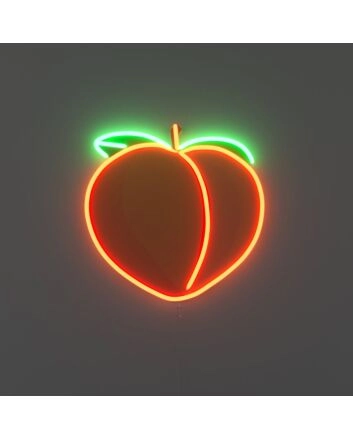 Peachy Neon Sign