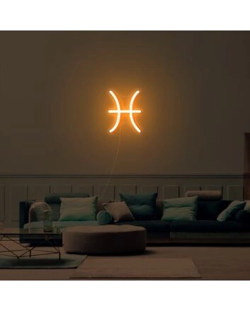 Pisces Zodiac Neon Sign
