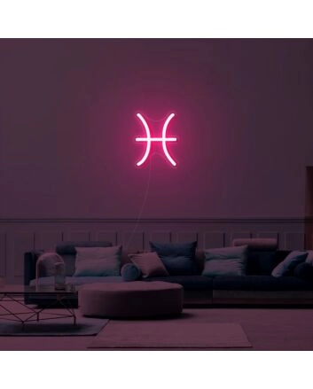 Pisces Zodiac Neon Sign