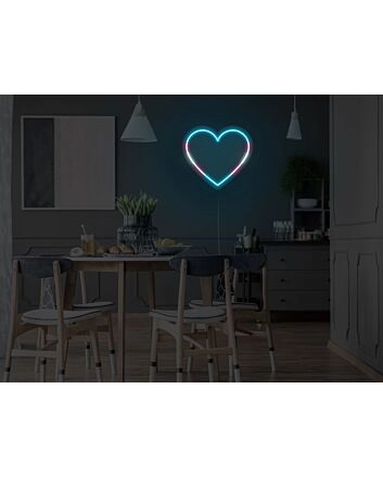 Pride Hearts Neon Sign