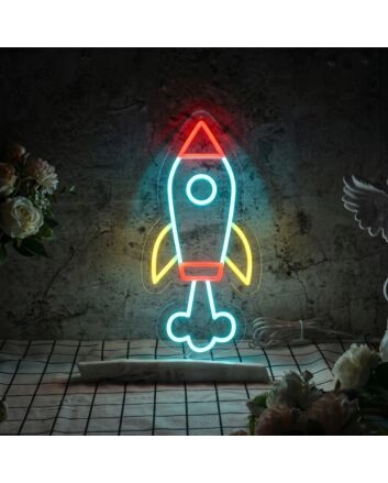 Rocket Neon Sign