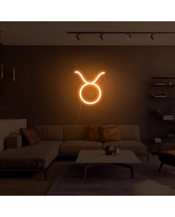 Taurus Zodiac Neon Sign