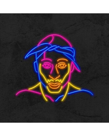 Tupac Neon Sign
