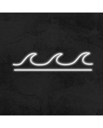 Waves Neon Sign