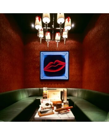 Lips Infinity Mirror Neon Sign