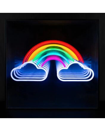 Rainbow Infinity Mirror Neon Sign