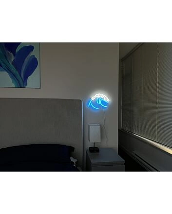 Wave Liquid Infinity Mirror Neon Sign