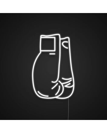 Boxing Gloves Neon Sign