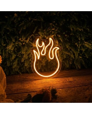 Flame LED Neon Sign