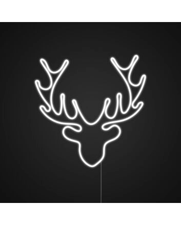 Deer Head Neon Sign