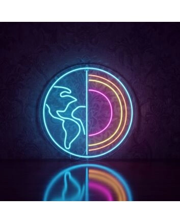 Earths Anatomy Custom Neon Sign