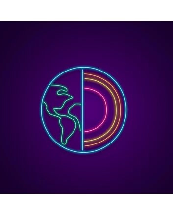 Earths Anatomy Custom Neon Sign