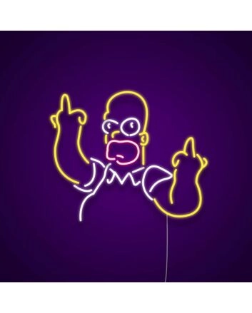 Homer Simpson Neon Sign