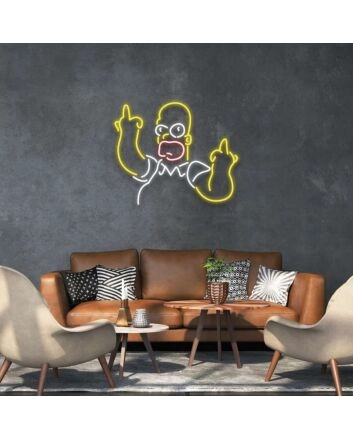 Homer Simpson Neon Sign