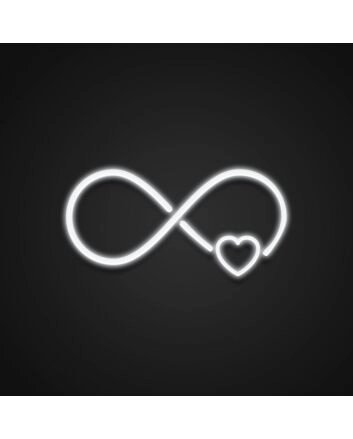 Infinity Heart Neon Sign