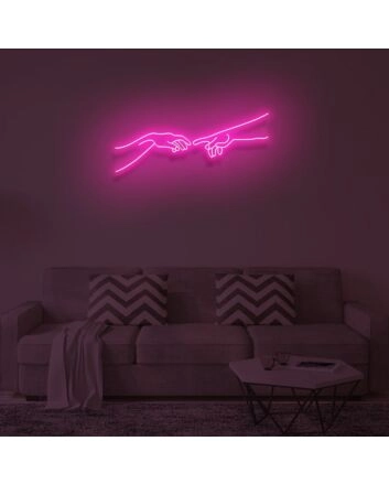 &quot;THE CREATION OF ADAM&quot; LED Neon Sign