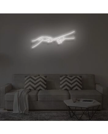 &quot;THE CREATION OF ADAM&quot; LED Neon Sign
