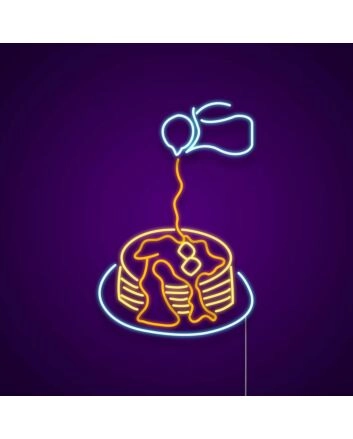 Pancakes Neon Sign