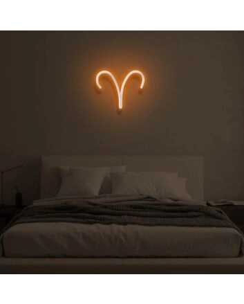 &quot;ARIES&quot; LED Neon Sign