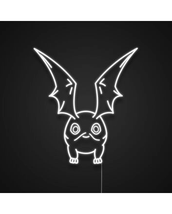 Patamon Digimon Neon Sign
