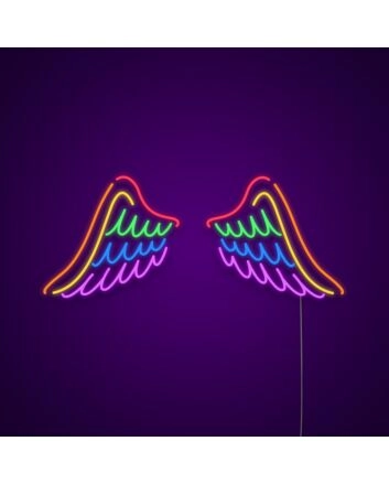 Pride Wings Neon Sign