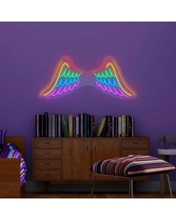 Pride Wings Neon Sign