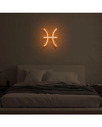 PISCES" LED neon sign