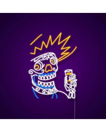 Skull Halloween Custom Neon Sign