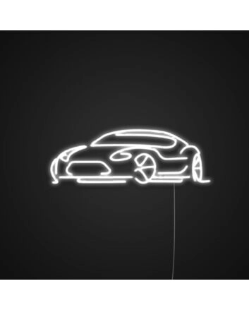 Sports Car Neon Sign