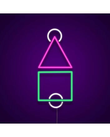 Squid Game Logo Neon Light