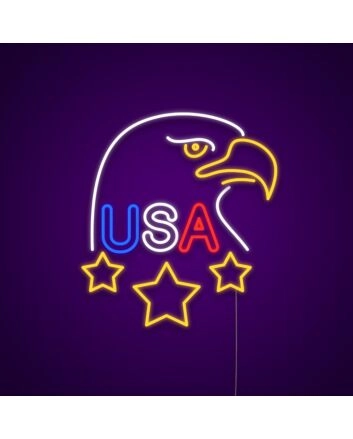 USA Eagle Neon Sign