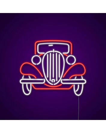 Vintage Car Neon Sign