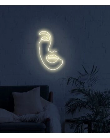Aesthetic Face Neon Sign