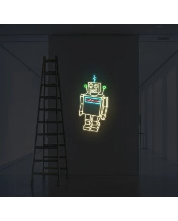 Classic Robot Neon Sign