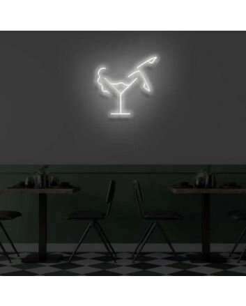 MARTINI GLASS&quot; LED Neon Sign