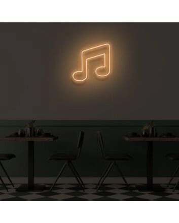 MUSIC NOTE" LED neon sign